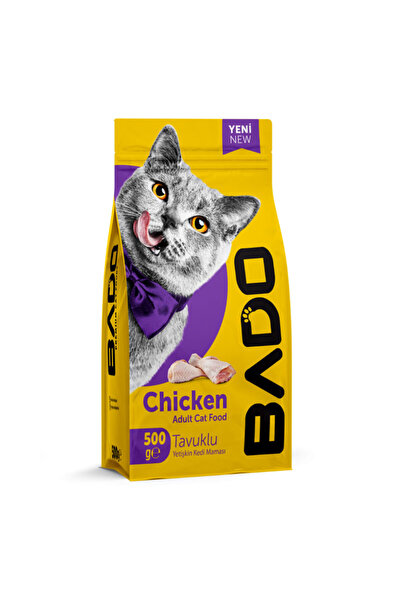 Bado Yetişkin Kedi Maması Tavuk Etli 500gr