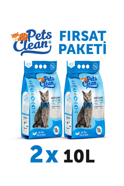 Pet's Clean Pets Clean Kedi Kumu Marsilya Sabun Kokulu 10Lt 2Li