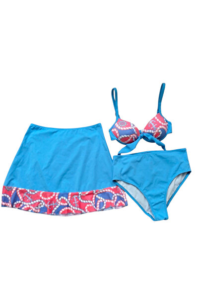 IŞILMAY ETEKLİ BİKİNİ TAKIMI