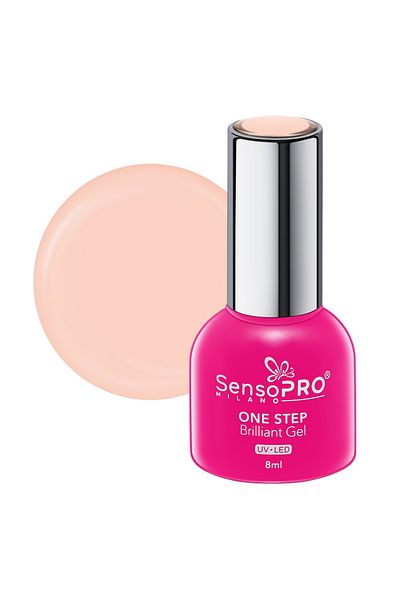 SensoPRO Milano Ojă semipermanentă Brilliant într-un singur pas 8ml, Instant Crush #27