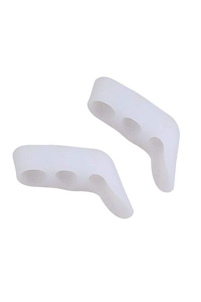 zenifique Set of 2 Finger Separators, Protection for Rigs, Silicone, White