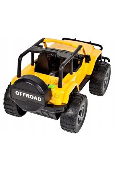 indiggo Jeep car with lights and sounds – rubber wheels, movable front door, 1:16 scale