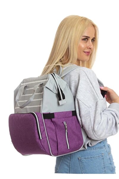 Avşar Baby 5-Piece Birth Set (Mother Baby Bag, Hospital Release Blanket, 10-Piece Wipes and 3-Piece Socks)