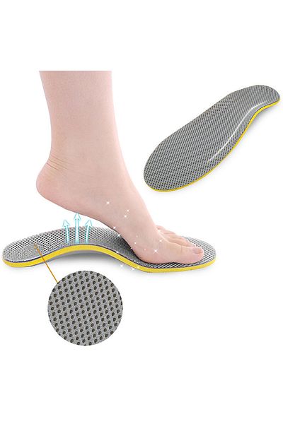 zenifique Set of 2 Orthopedic Memory Foam Insoles, Size 35-40