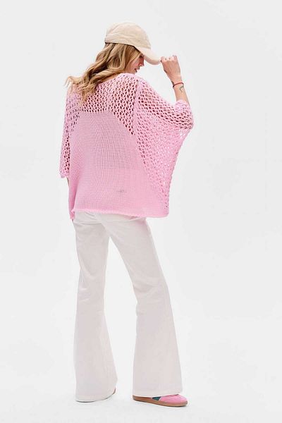 Blue Shadow Paka Paka Women's Sweater Baby Pink