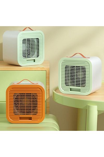 FOXMAG24 Mini Portable Air Conditioner, USB, Water-Based, for Office, Home, Bedroom, White