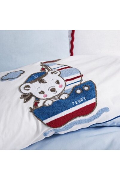 Cotton Box 100% cotton baby crib linen with embroidery, Cotton Box, Punch Miniyo