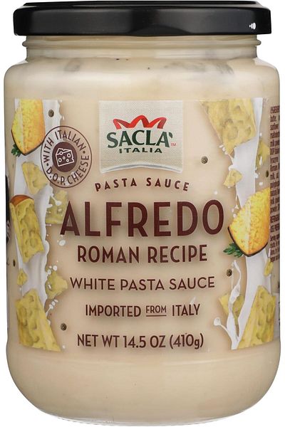 Sacla Alfredo Roman White Pasta Sauce, 410 gms