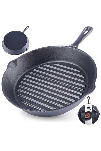 Orion Cast Iron Grill Pan Orion 25cm