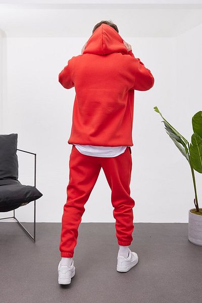 NOMARC Raised Basic Red Tracksuit Set