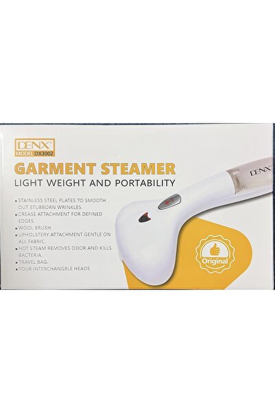 Denx Compact handheld steam iron 1500 watts, lightweight and foldable, quick heating, DX3002