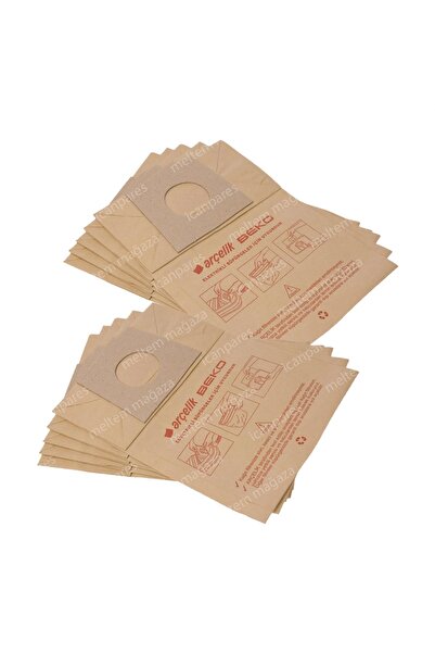 Parmis Sac de praf din hârtie pentru aspirator BKS 9110 compatibil Beko 10 bu...