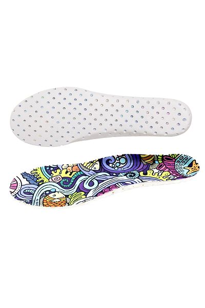 zenifique Set of 2 Zenifique® Orthopedic Insoles, Foam, Modern Design, Size 35