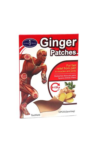Aichun Beauty Aichun Beauty Ginger Joint and Muscle Pain Relief Patch - 12 Patches
