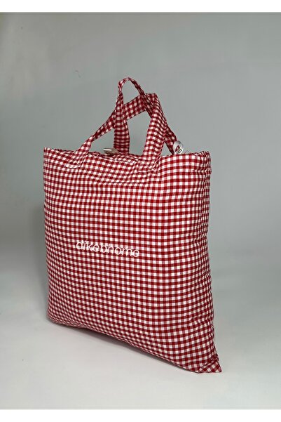 dikeb Çantalı Piknik Seti 4 Adet Minder(40x40) / 1 adet Örtü (170x170) /1 Adet Çanta