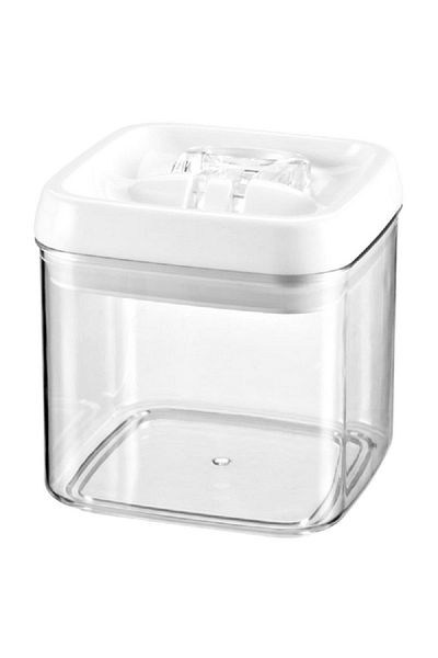Felli Flip-Tite Square Food Storage Container Clear and White