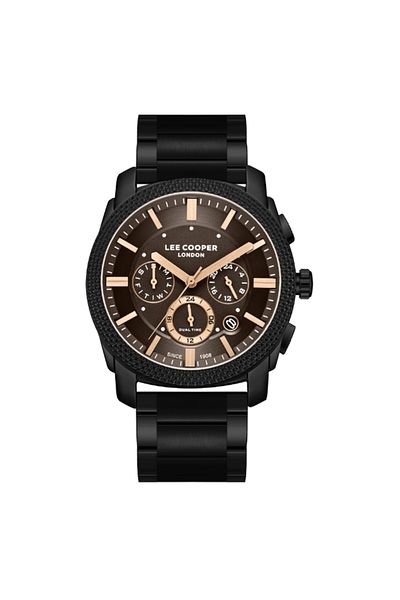 Lee Cooper Men's Multi Function Black Dial Watch - LC08177.650