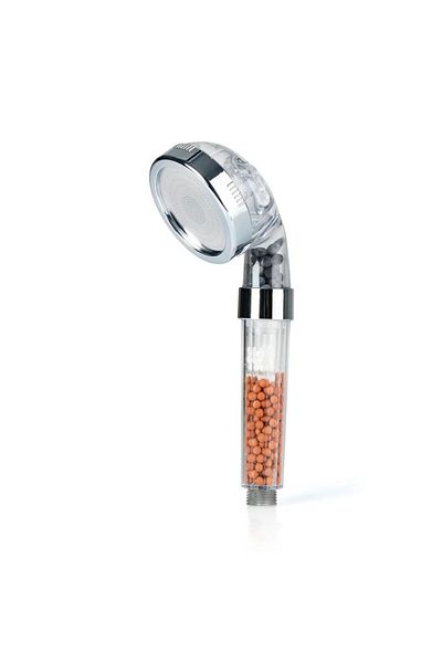 EASYmaxx Shower Head, 8 cm Diameter with Mineral Beads and 3 Water Jet Modes