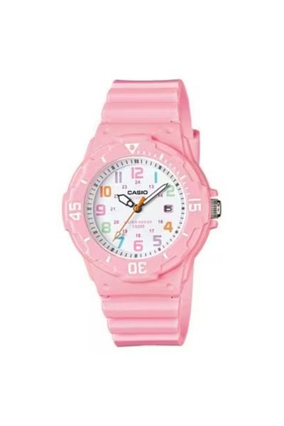 Casio ساعة كاسيو النسائية التناظرية ذات الميناء الأبيض - LRW-200H-4B2VDF