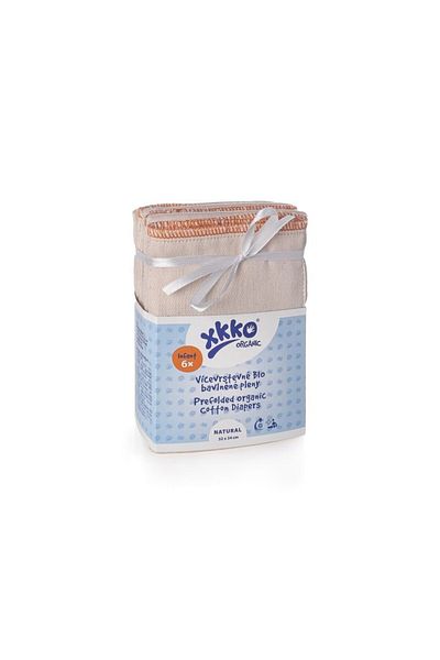 XKKO Insert prefold refolosibil bumbac Infant XKKO (set 6 buc)