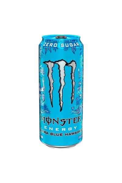 MONSTER Energy Ultra Blue Hawaiian Zero Sugar, Energizing Drink 473 ml USA