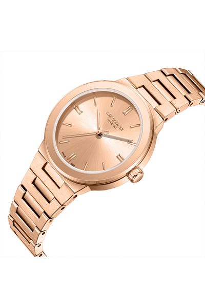 Lee Cooper Women's Analog Rose Gold Dial Watch - LC08133.410