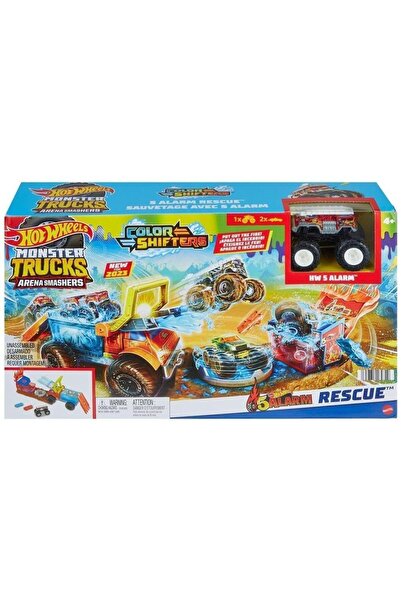 HOT WHEELS MONSTER TRUCK ARENA SMASHERS SHIFTERS CULOARE SALVAREA LUI 5ALARMA