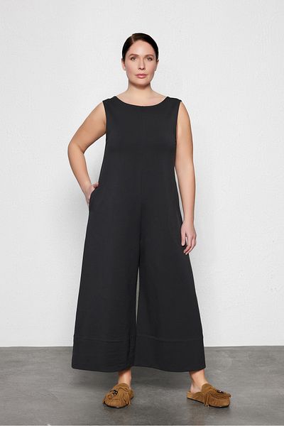 LUOKK Yond Sleeveless Palazzo Jumpsuit Anthracite
