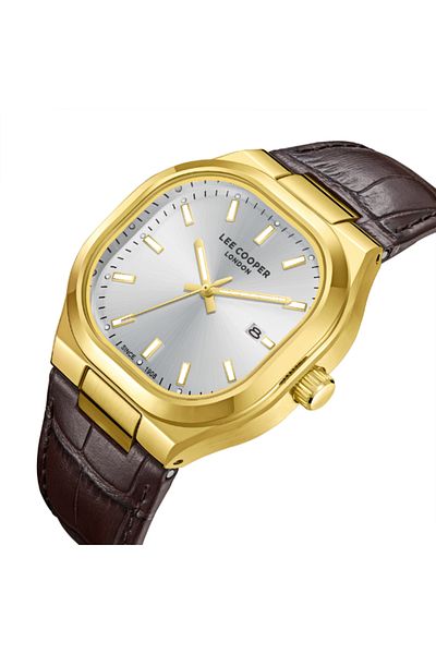 Lee Cooper Lee Cooper Men's Analog Silver Dial Watch - LC08179.133