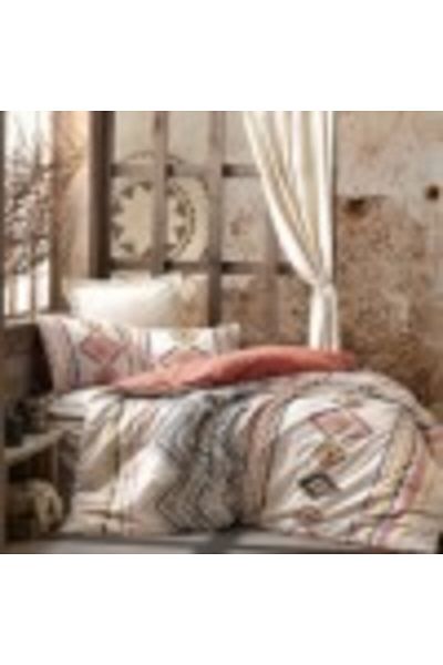 Cotton Box Double bed linen 100% cotton ranforce, Cotton Box, Felix - Tile Red