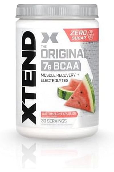 Scivation XTEND Original BCAA Powder Watermelon Explosion | ZERO CALORIE, ZERO CARB, ZERO SUGAR - Post Workout