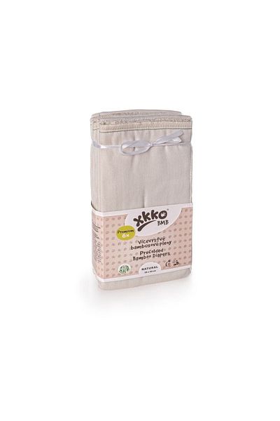 XKKO Insert prefold refolosibil bambus 6-15 kg XKKO (set 6 buc)