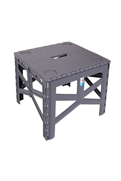 Özgen Plastik Siyah Katlanabilir Masa, Piknik Masası, Kamp Sehpası