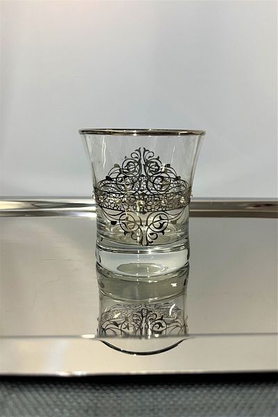DECOSTYLE Pashabahçe 420014 240 Cc Handwork Decorated Water Cup 6 Li