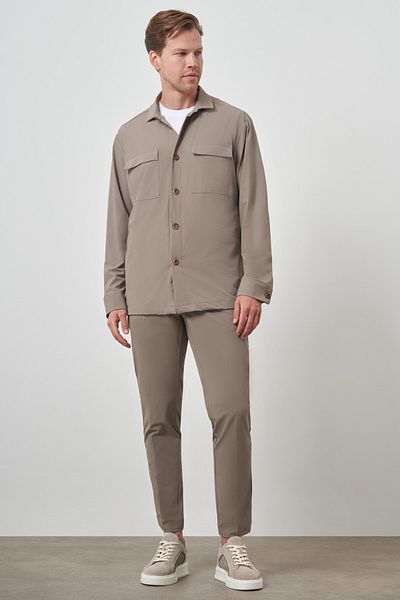 Morven Men's Mink Worker Shirt Jacket