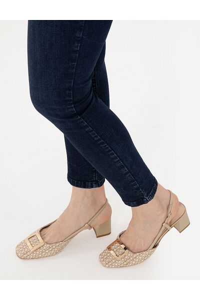 Pierre Cardin Beige Heeled Shoes 50306403-Vr011