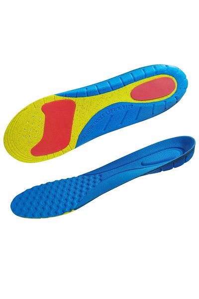 zenifique Set of 2 Zenifique Orthopedic Foam Insoles, Multicolor, Size 44-46