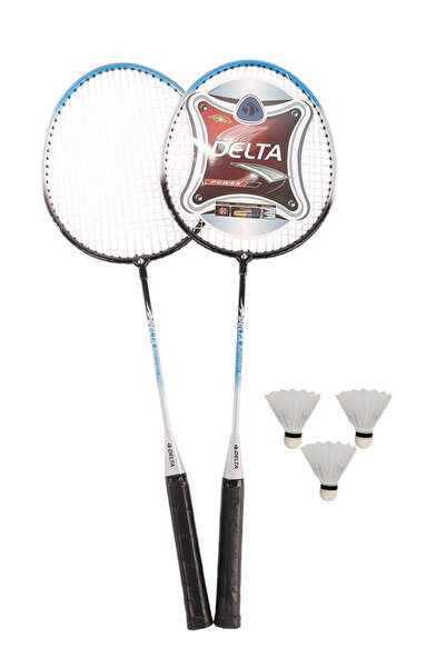 Delta BADMINTON SETİ 2 RAKET 3 TOP Takım ve Bireysel Sporlar Unisex
