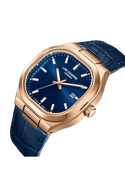 Lee Cooper Lee Cooper Men's Analog Dark Blue Dial Watch - LC08179.495