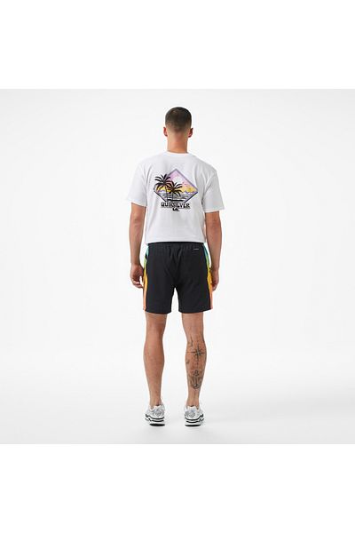 Quiksilver Ανδρικό μαύρο μαγιό καθημερινά Solid Volley 15
