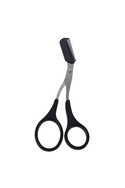 Sprise Eyebrow scissors with comb, Stainless steel, 4 x 12.5 cm