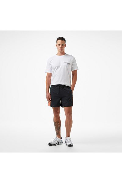 Quiksilver Ανδρικό μαύρο μαγιό καθημερινά Solid Volley 15