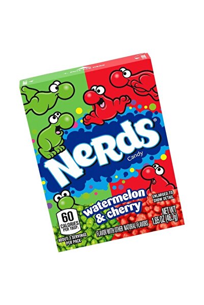 Nerds Bomboane Nerds watermelon & cherry 46.7g