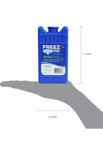 Lifoam Freez Pak Mini Reusable Ice Pack, Blue