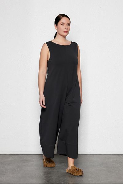 LUOKK Yond Sleeveless Palazzo Jumpsuit Anthracite