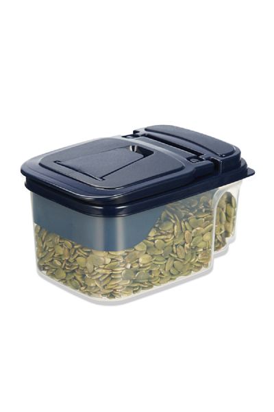Felli Plastic BPA-Free Microwave Safe Food Container Dark Blue and