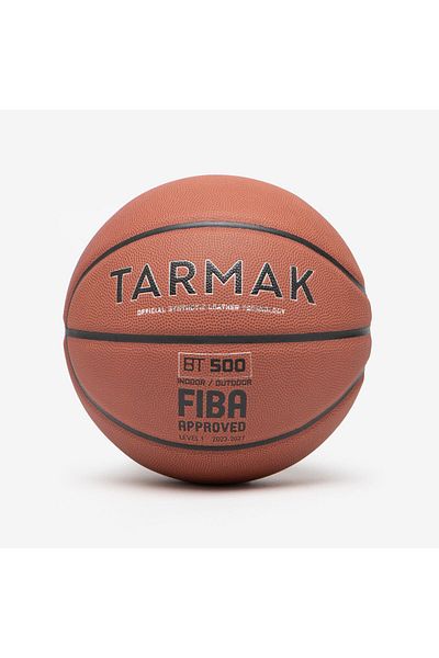 TARMAK Basketball Ball - Size 7 - Brown - Fiba Approved BT500