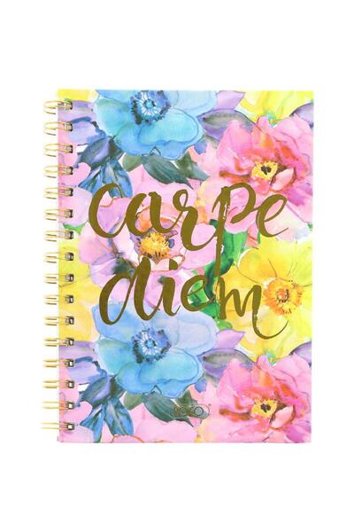 Roco دفتر تمارين "اغتنم الفرصة" (أزهار) A5، 80 ورقة، مسطرة واحدة (عربي)