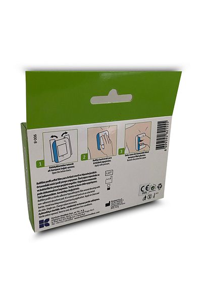 Roll Transparent Film Wound Cover with Film Pad 5X7,2 cm