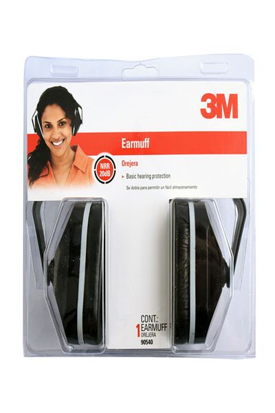 3M واقي سمع آمن أسود اللون